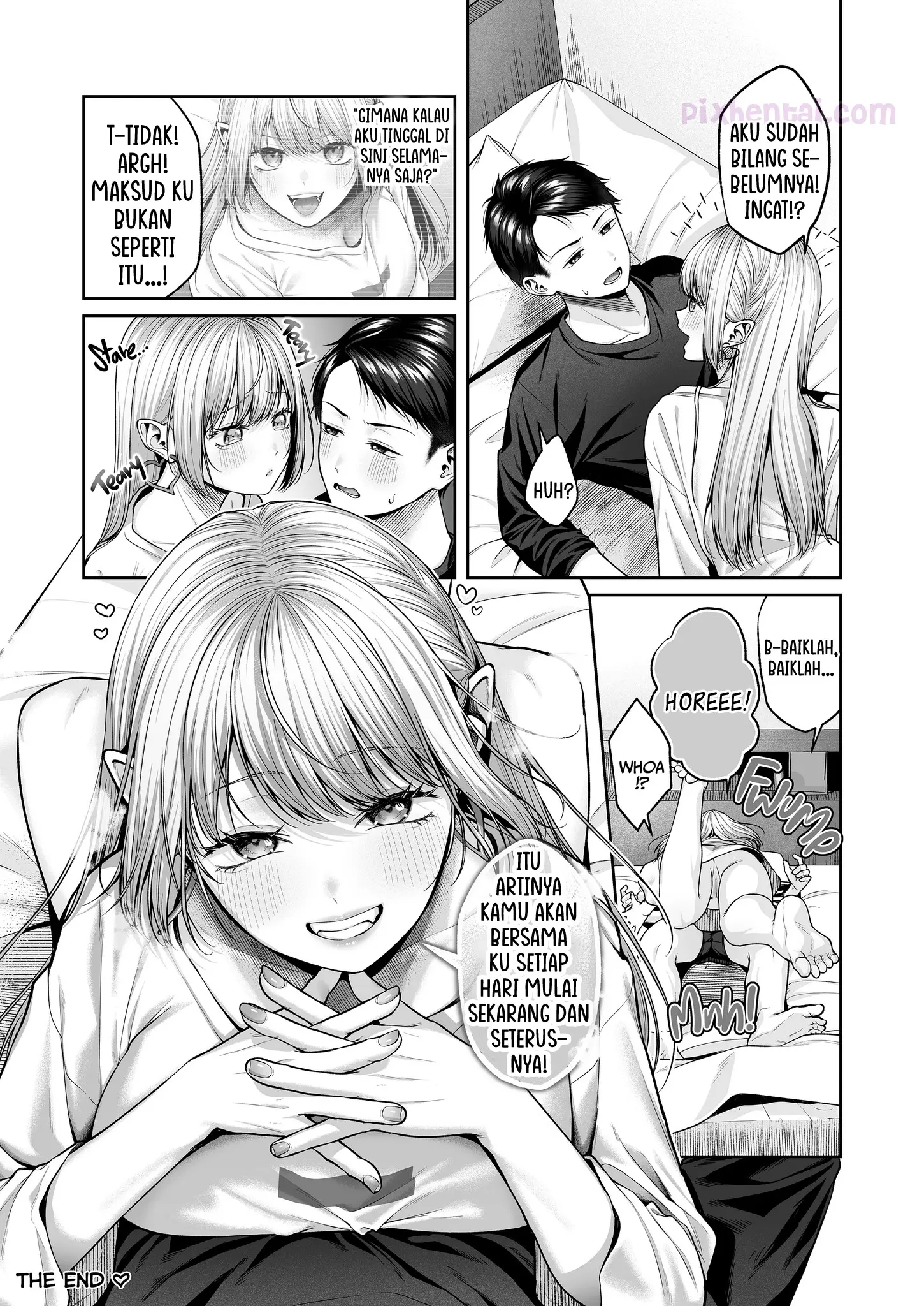 Komik hentai xxx manga sex bokep Hirotta Kinpatsu Gal ni Furimawasareru Kurashi mo, Angai Warukunai no Kamoshirenai 55